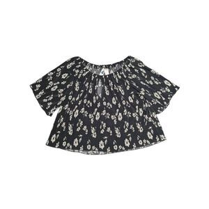 Society Girl by Trixxi Top Shirt Blouse Short Sleeves Size Medium